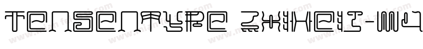 Tensentype ZhiHeiJ-W4 Medium字体转换